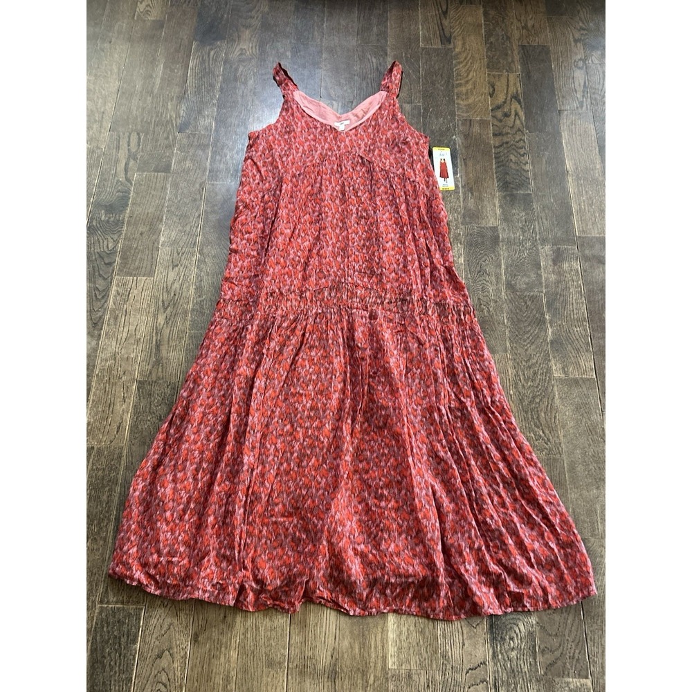 Joie Summer  Sleeveless Dress Size M Tea Rose Tiered Maxi Comfort  MSRP $248